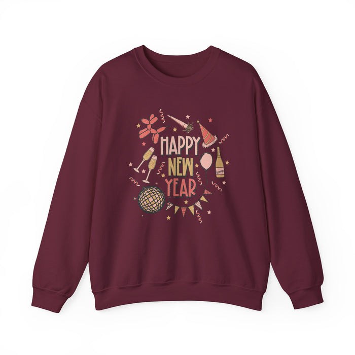 Happy New Year Confetti Sweatshirt