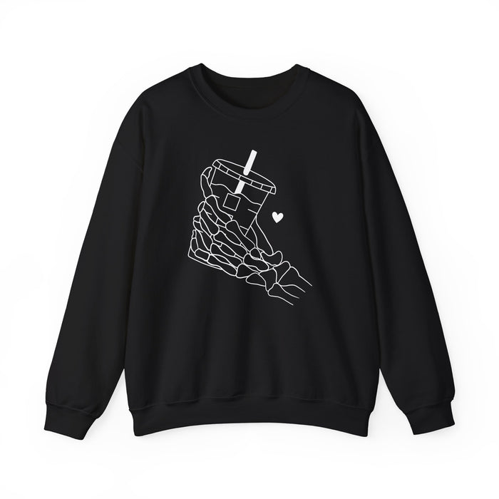 Skeleton Coffee Sweatshirt