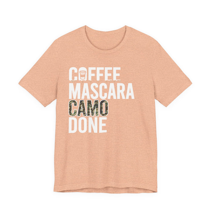 Coffee Mascara Camo Done T-Shirt