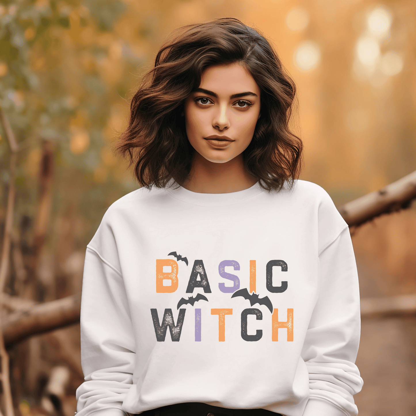 Basic Witch Bat Sweatshirt