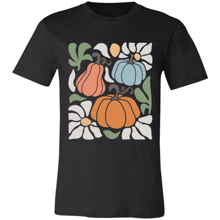70s Pumpkin Floral T-Shirt