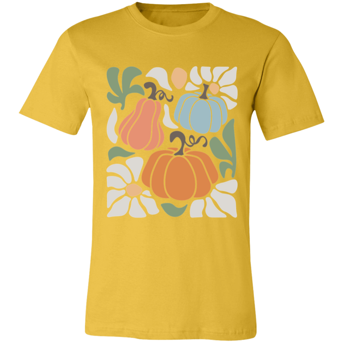 70s Pumpkin Floral T-Shirt