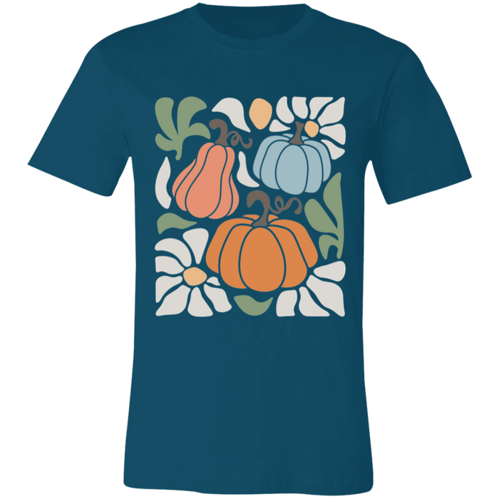 70s Pumpkin Floral T-Shirt