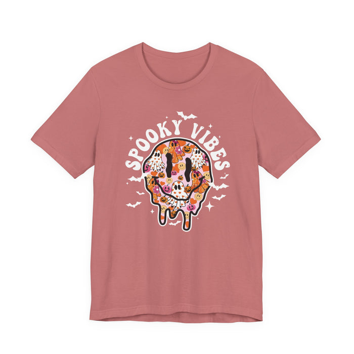 Spooky Vibes Smiley Face T-Shirt