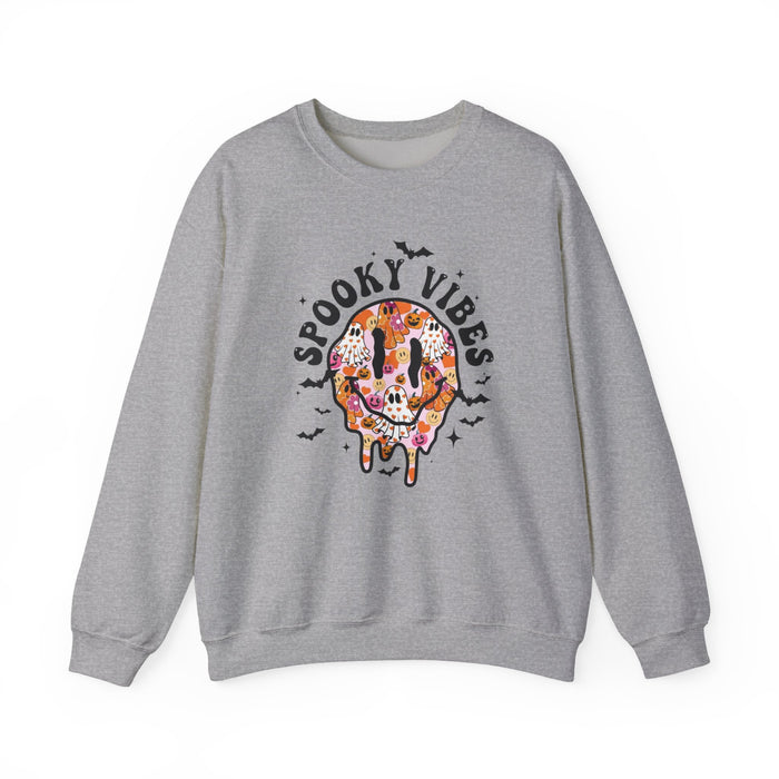 Spooky Vibes Smiley Face Sweatshirt