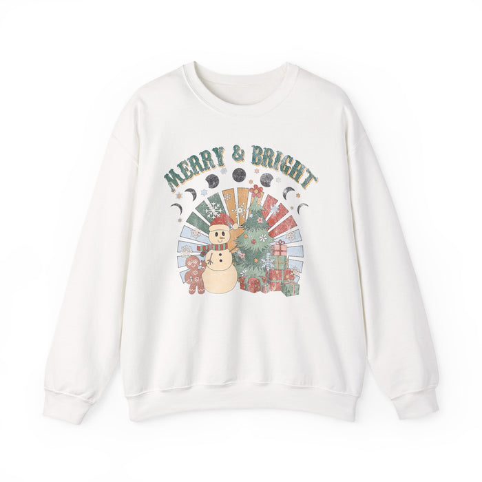 Retro Merry and Bright Sweatshirt
