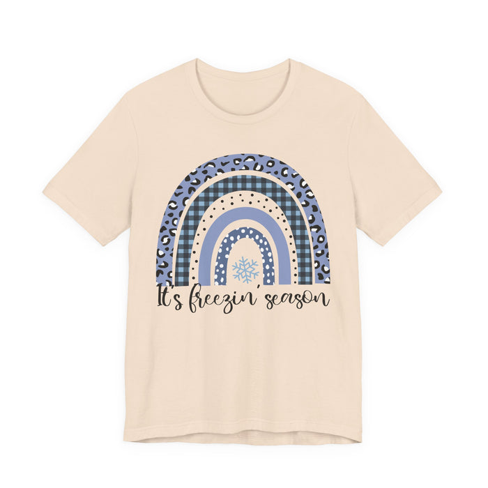It's Freezin Season Rainbow Winter T-Shirt