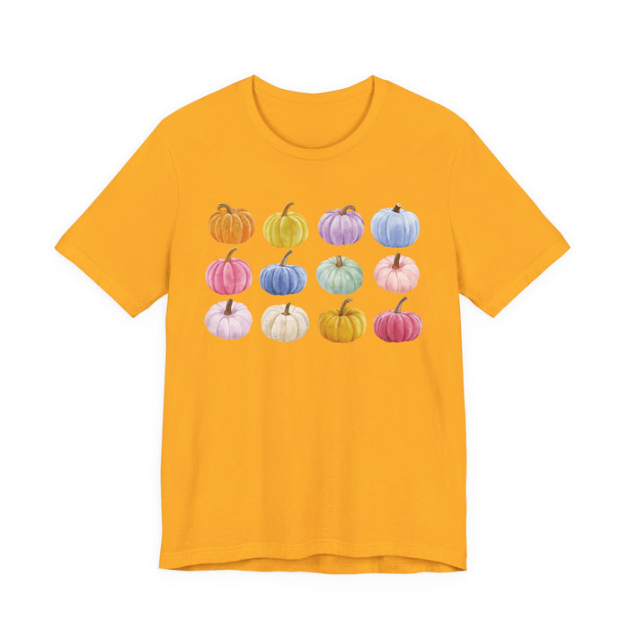 Colorful Pumpkin Graphic T-Shirt