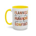 Fall Favorites ceramic coffee mug in Yellow