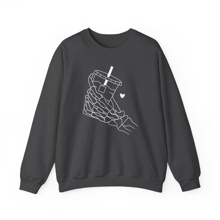 Skeleton Coffee Sweatshirt