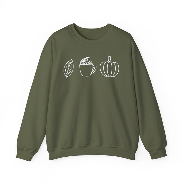 Leaves, Lattes and Pumpkins Sweatshirt