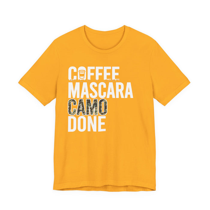 Coffee Mascara Camo Done T-Shirt