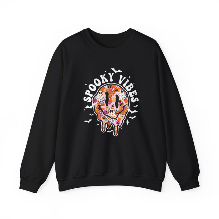 Spooky Vibes Smiley Face Sweatshirt