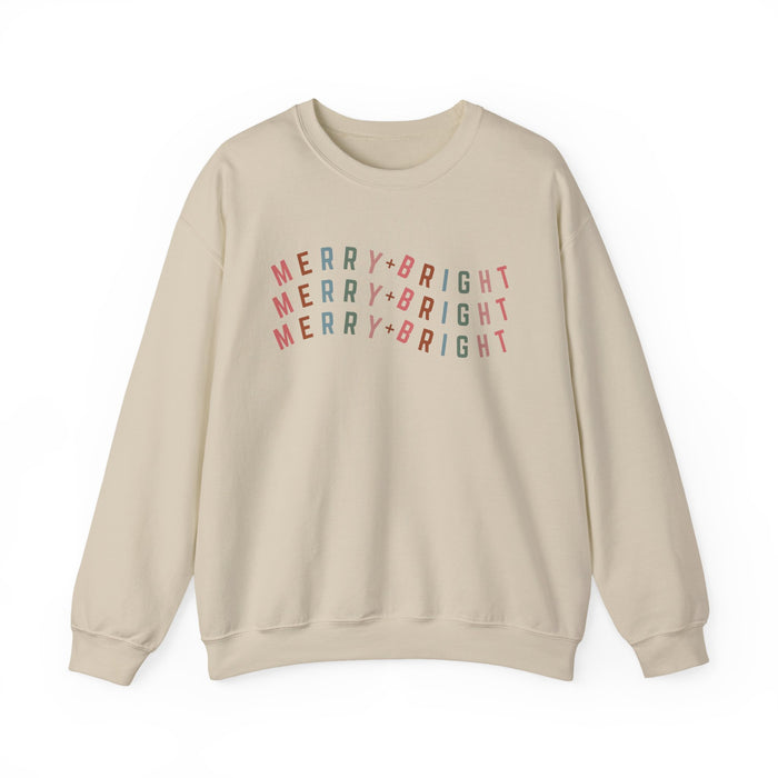 Merry + Bright Wavy Sweatshirt