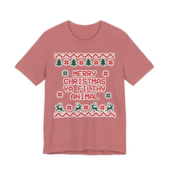 Merry Christmas Ya Filthy Animal T-Shirt