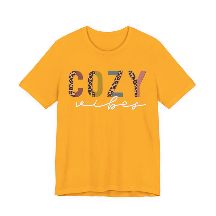Cozy Vibes Pastel Leopard T-Shirt