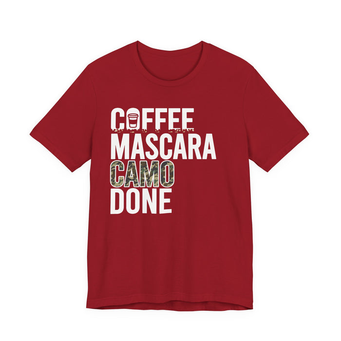Coffee Mascara Camo Done T-Shirt