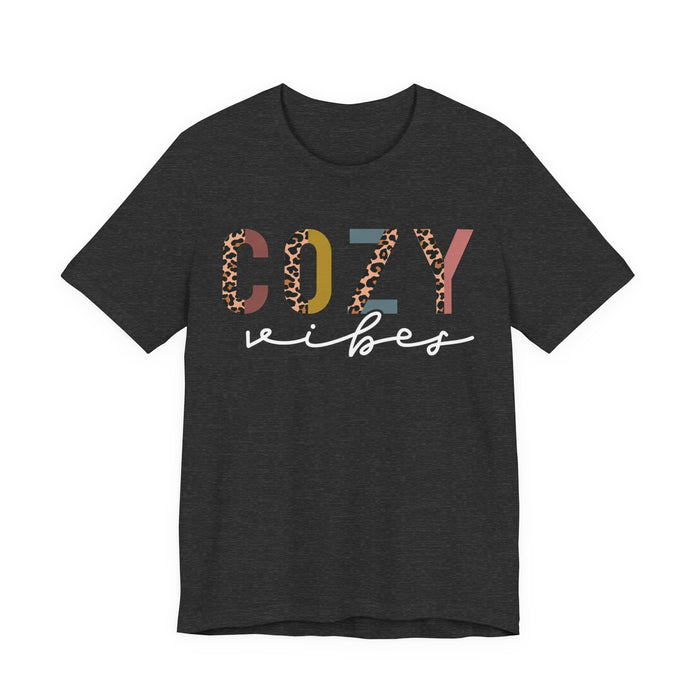 Cozy Vibes Pastel Leopard T-Shirt