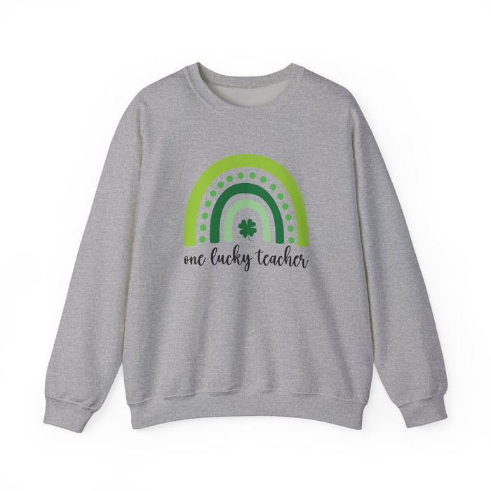 One Lucky Teacher Crewneck Sweatshirt