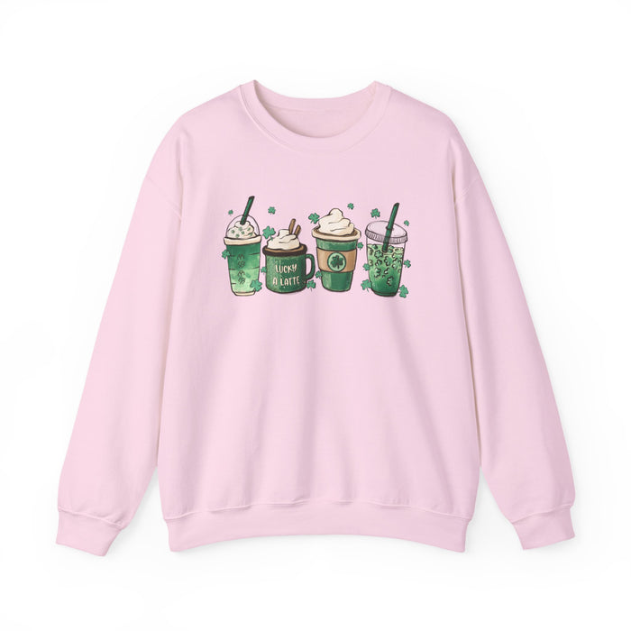 Green Shamrocks Drinks Sweatshirt
