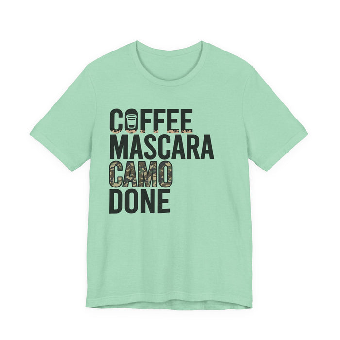 Coffee Mascara Camo Done T-Shirt