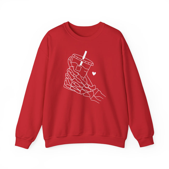 Skeleton Coffee Sweatshirt