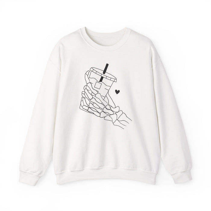 Skeleton Coffee Sweatshirt
