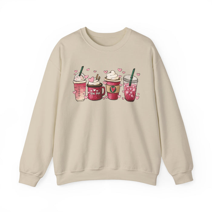 Pink Love Cups Sweatshirt