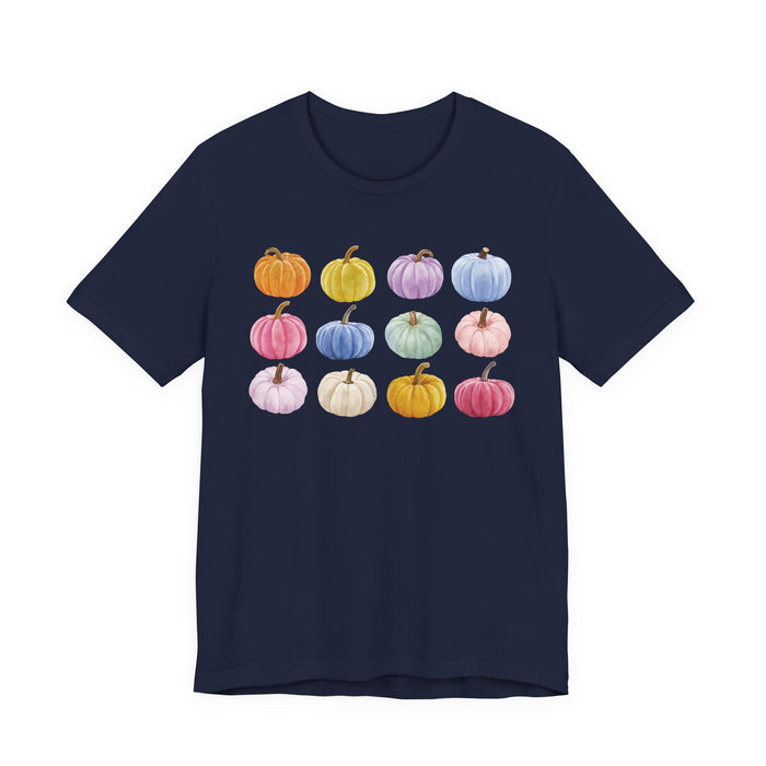 Colorful Pumpkin Graphic T-Shirt
