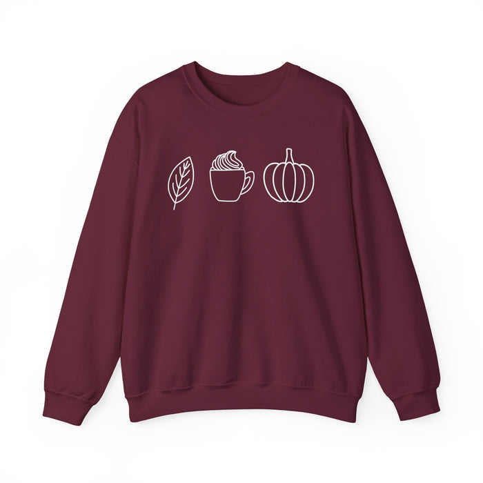 Leaves, Lattes and Pumpkins Sweatshirt