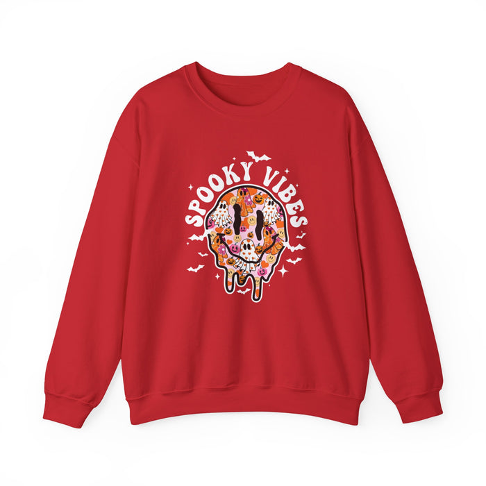 Spooky Vibes Smiley Face Sweatshirt