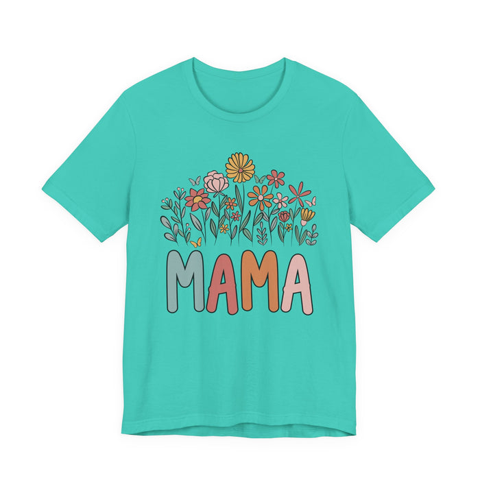 Mama Summer Flowers T-Shirt