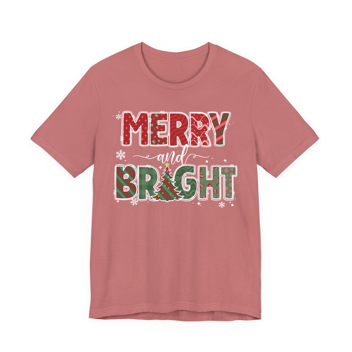 Merry and Bright Cute 90s T-Shirt