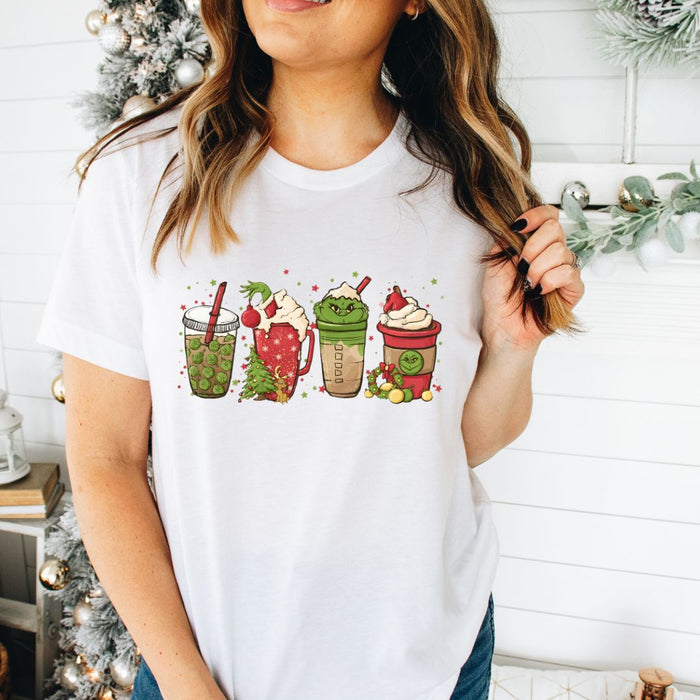 Grinch Cups T-Shirt