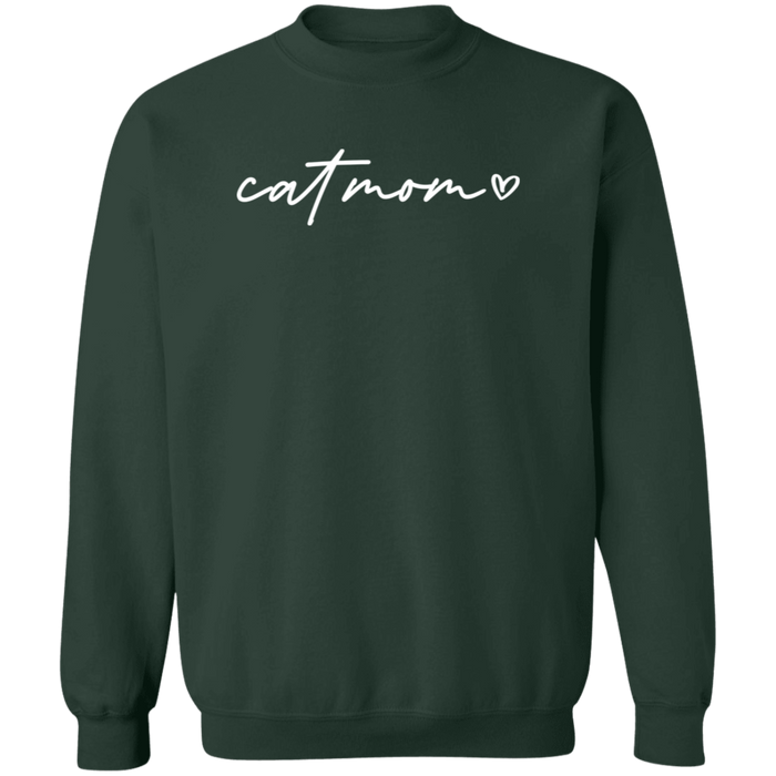 Cat Mom Script Sweatshirt