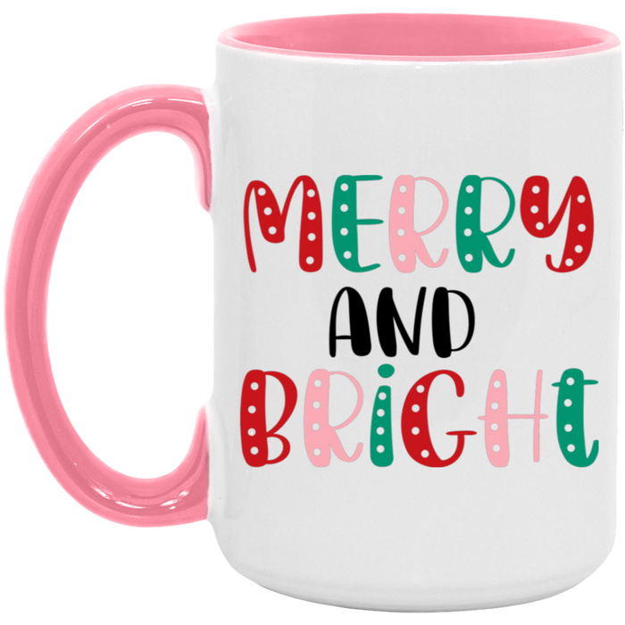 Merry And Bright Lights 15 oz Coffee Mug