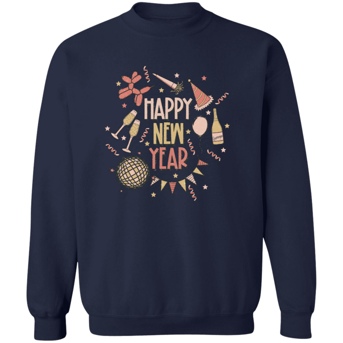 Happy New Year Confetti Sweatshirt