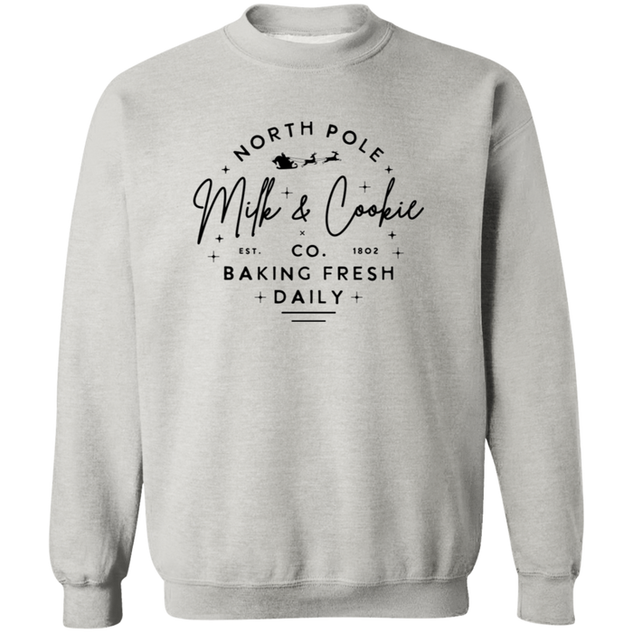 North Pole Milk & Cookie Baking Co Sweatshirt