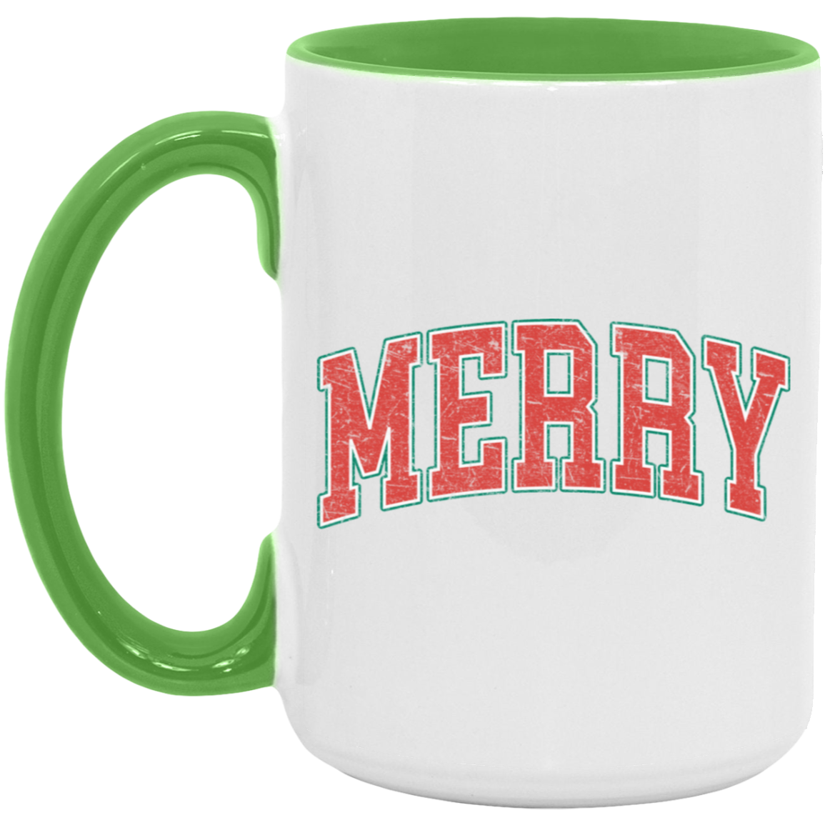 Merry University Christmas 15 oz Coffee Mug