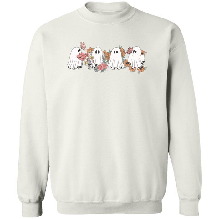 Four Ghosts and Flowers Sweatshirt