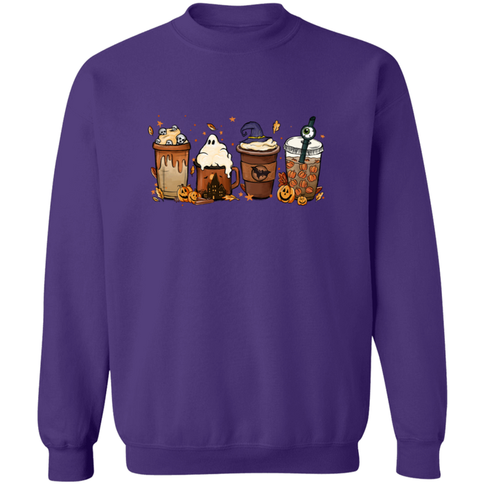 Coffee Halloween Cups 2024 Sweatshirt