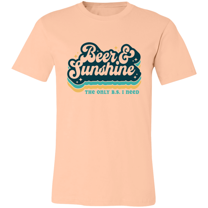 Beer and Sunshine The Only B.S. I Need T-Shirt