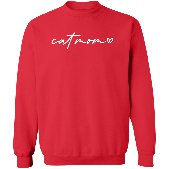 Cat Mom Script Sweatshirt