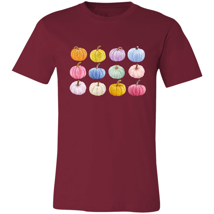 Colorful Pumpkin Graphic T-Shirt