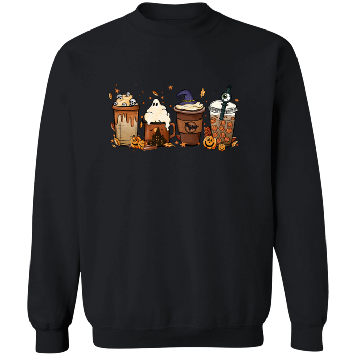 Coffee Halloween Cups 2024 Sweatshirt