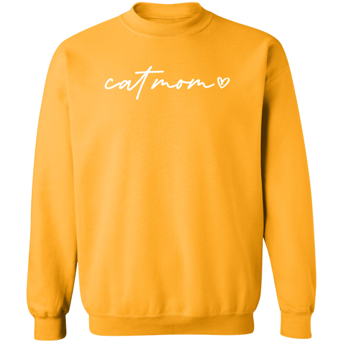 Cat Mom Script Sweatshirt