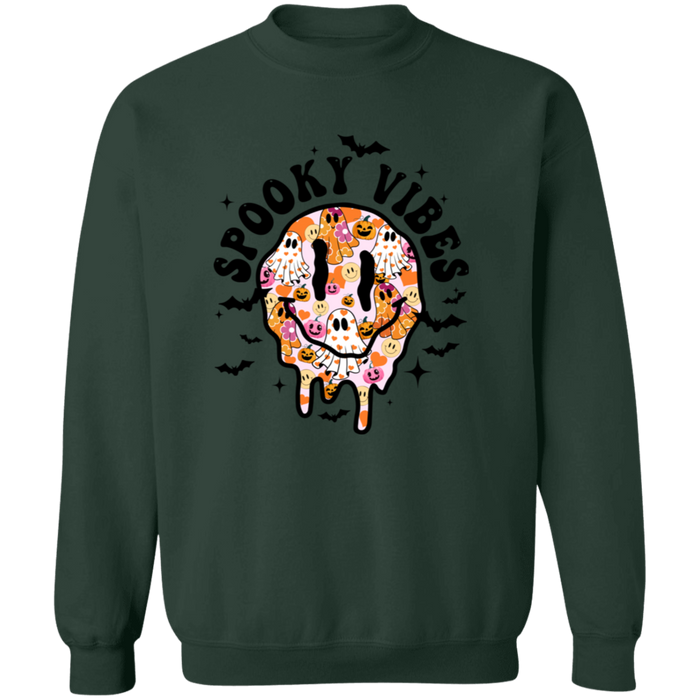 Spooky Vibes Smiley Face Sweatshirt