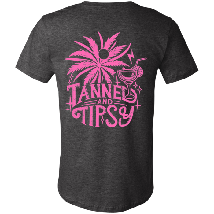 Tanned and Tipsy Double Sided T-Shirt