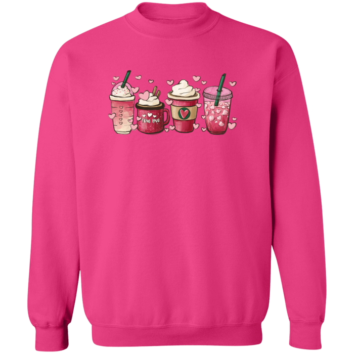 Pink Love Cups Sweatshirt