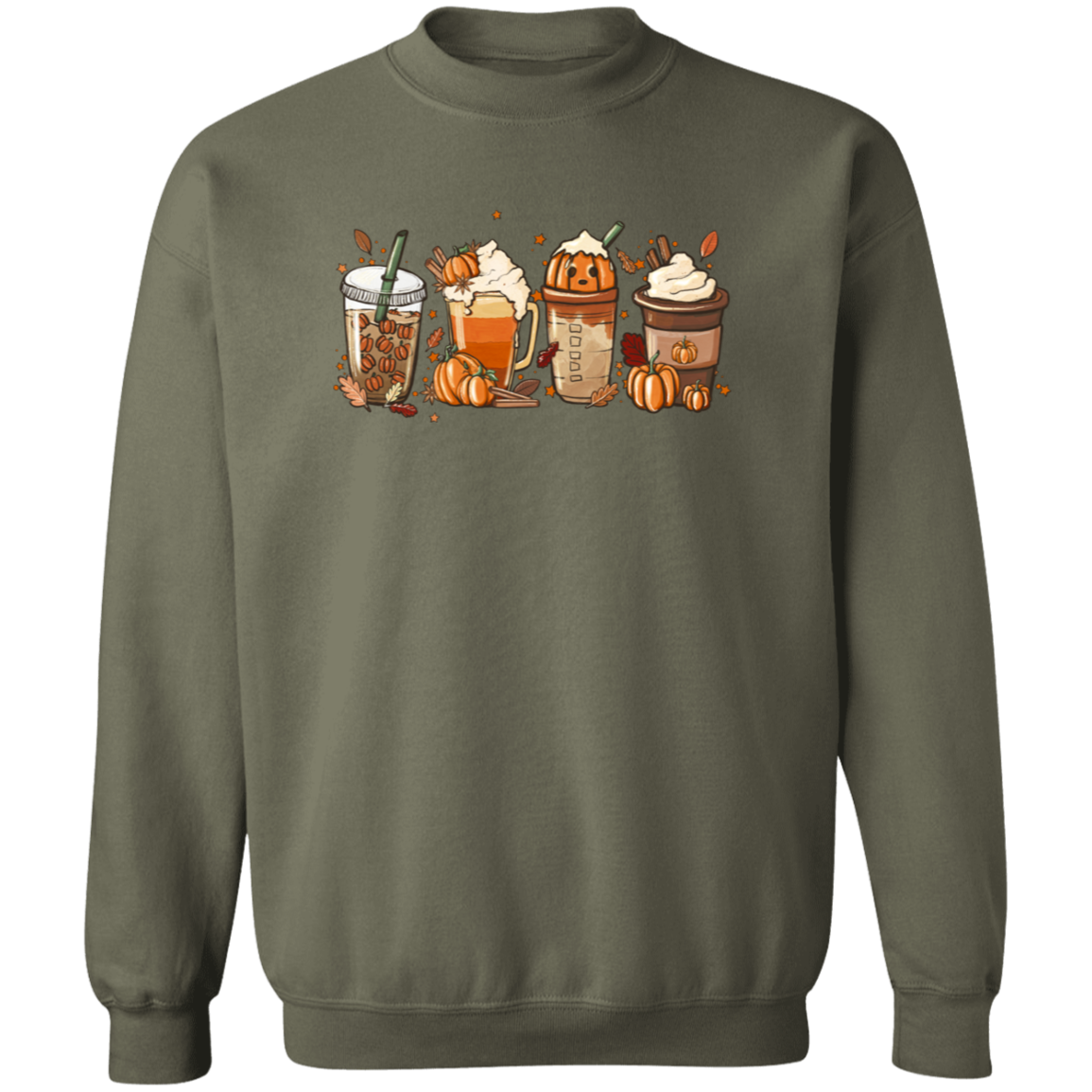 Pumpkin Spice Drinks Sweatshirt